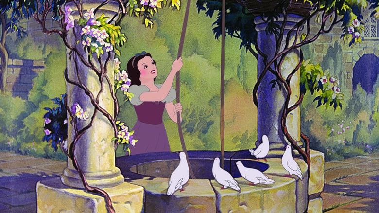 Snow White and her wishing well 