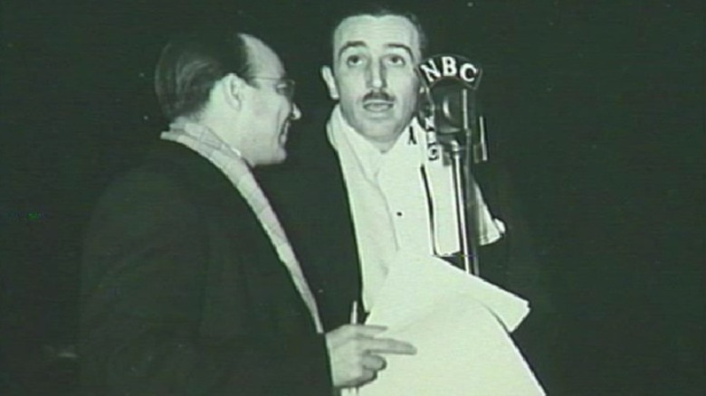 Walt Disney speaking to NBC