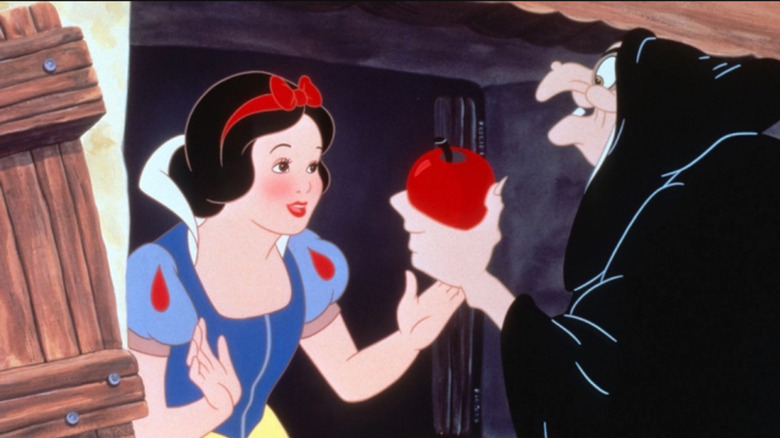 Snow White with the wicked queen