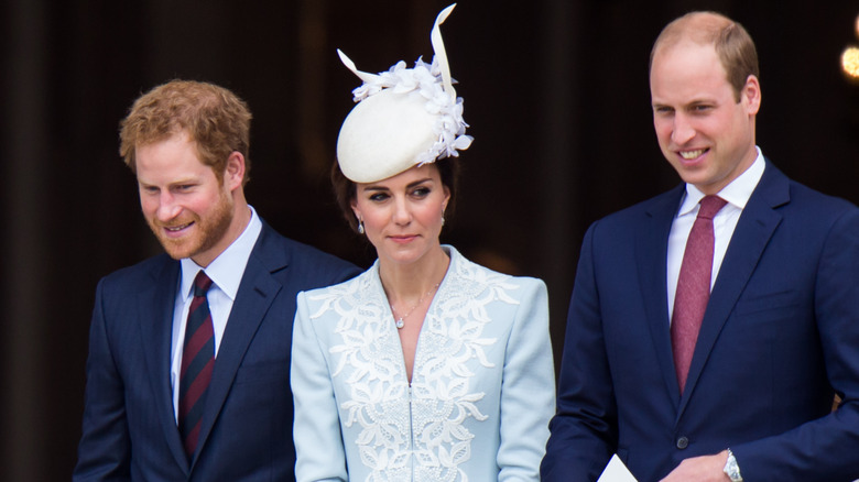 Prince William, Kate Middleton and Harry