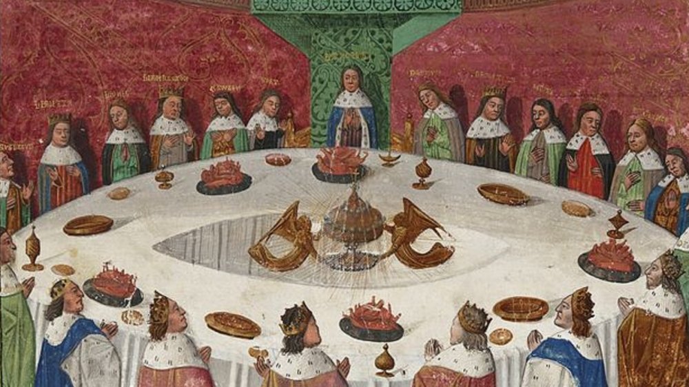 Evrard d'Espinquess depiction of the knights of the Round Table from 1475 CE