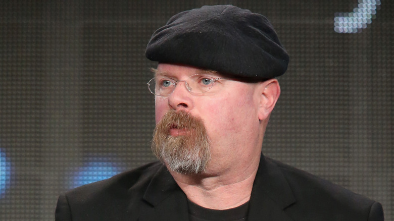 Jamie Hyneman looks right black hat