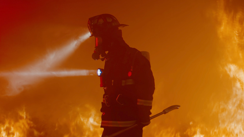 Firefighter explores fire