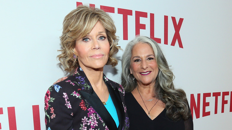 Jane Fonda and Marta Kauffman