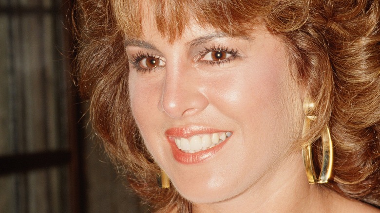 jessica hahn in gold earrings