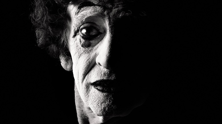 Marcel Marcaeu in his makeup