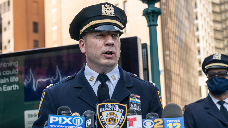 NY Police Captain Kenneth Gorman speaking