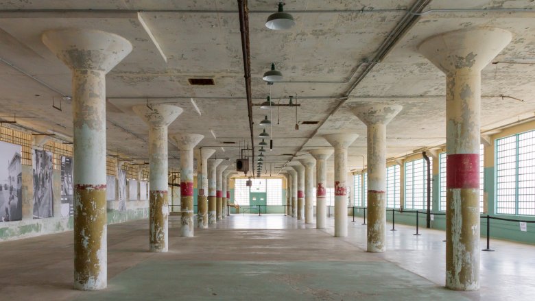 Alcatraz factory building