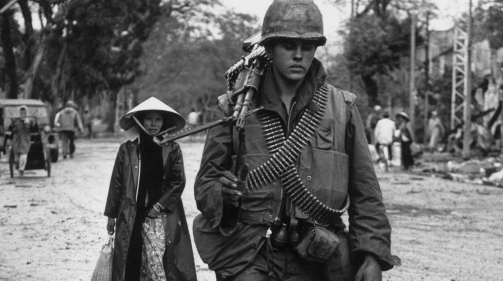 Vietnamese woman and American soldier