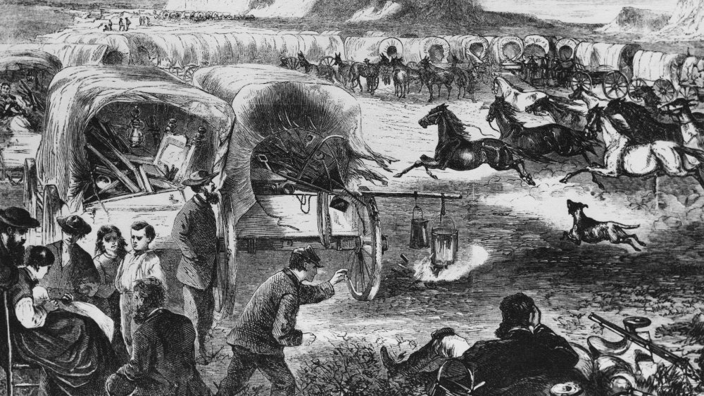 Wagon train mishap