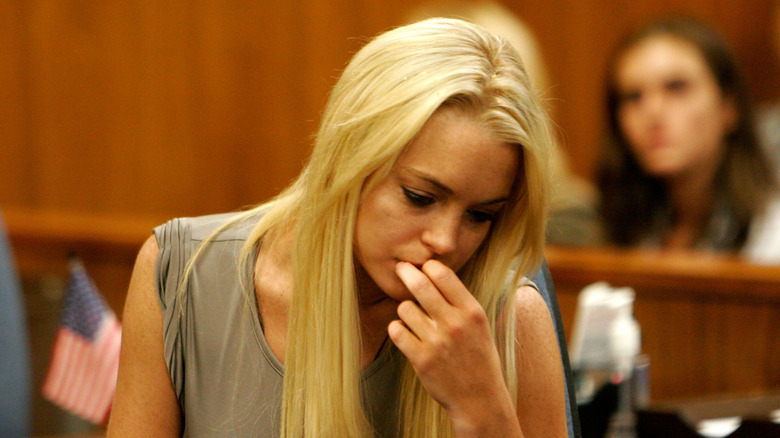 Lindsay Lohan in court, 2010