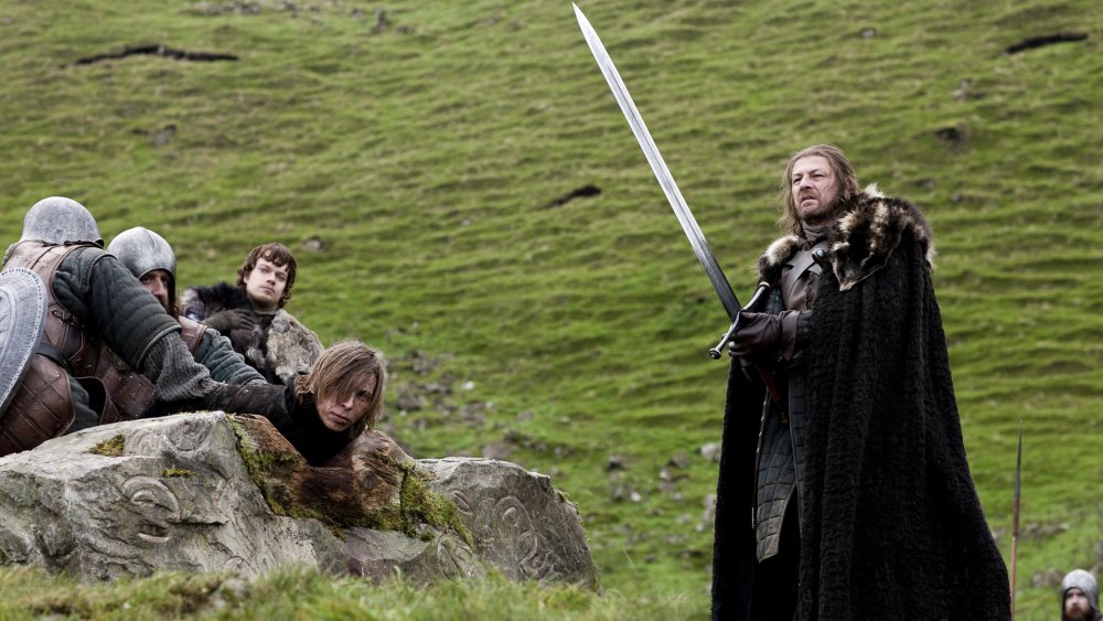 Ned Stark dealing out 'justice'