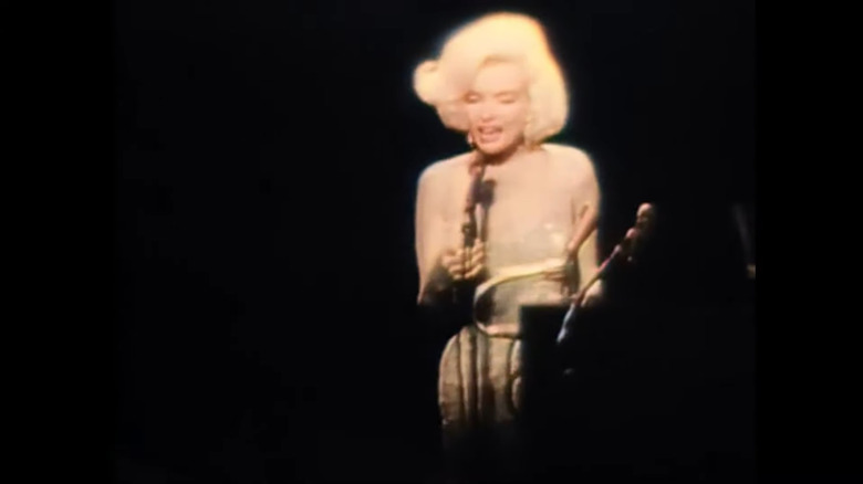 Marilyn Monroe singing at President Kennedy's birthday