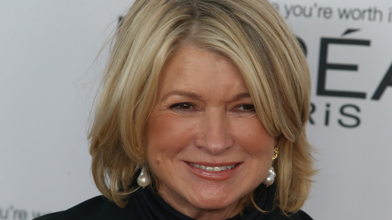 Martha Stewart smiling at an event