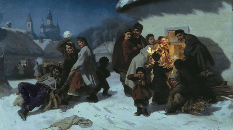 christmas caroling in russia