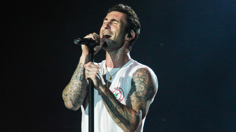 Adam Levine singing