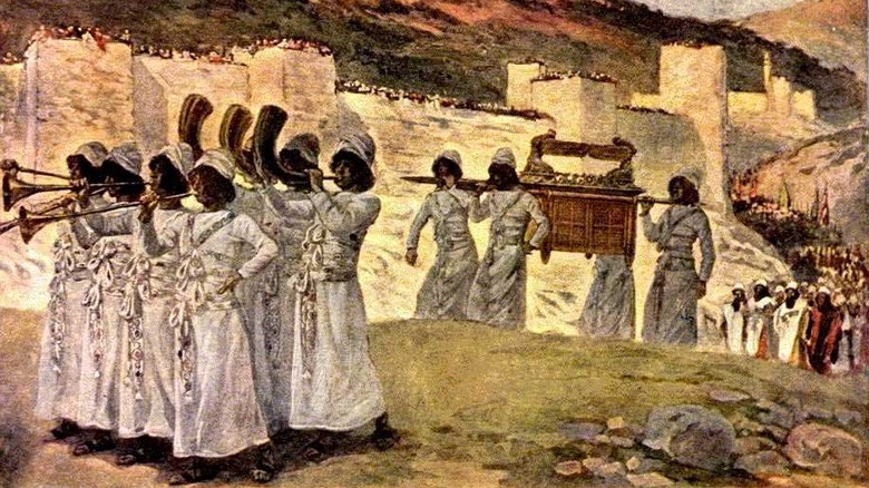 seven trumpets of jericho