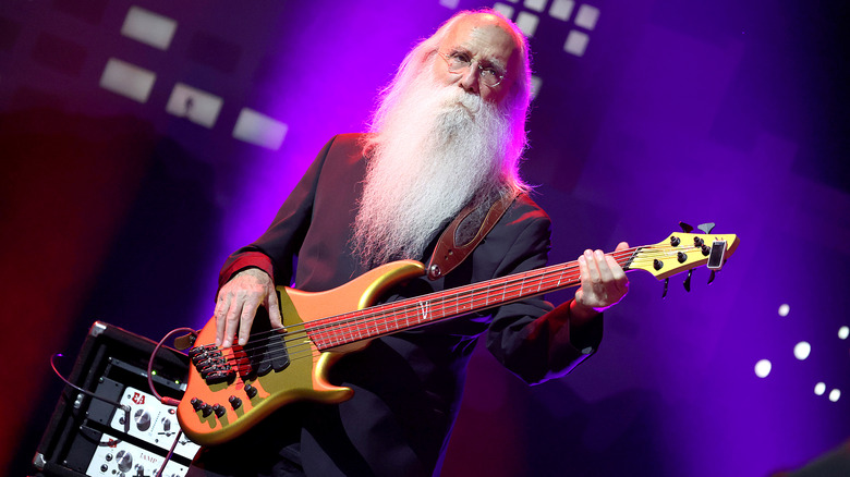 Leland Sklar performing on stage