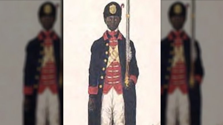 Black militiaman in Puerto Rico