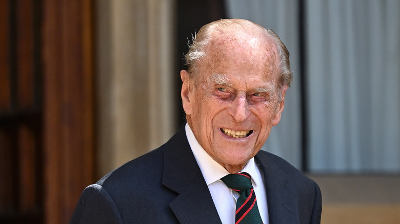 Prince Philip at his final public event in 2020