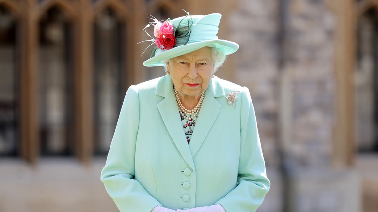 Queen Elizabeth II at Windsor Castle