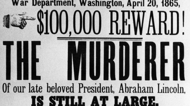 John Wilkes Booth wanted poster