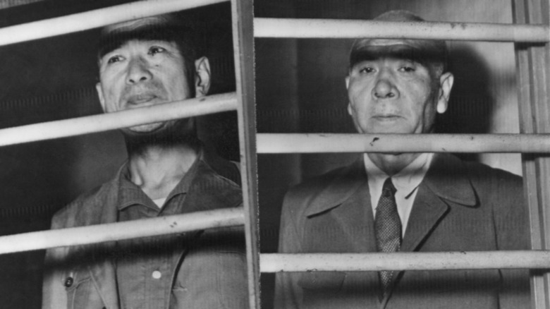 Japanese generals behind bars