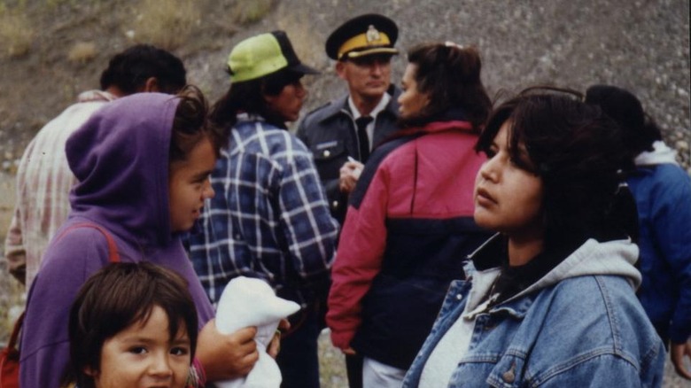 Seton Lake Indian Band blocades BC rail 