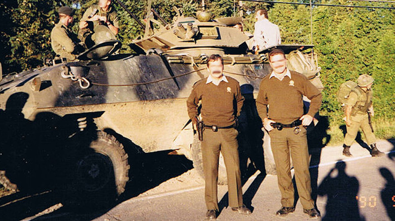 Police forces at Oka Crisis