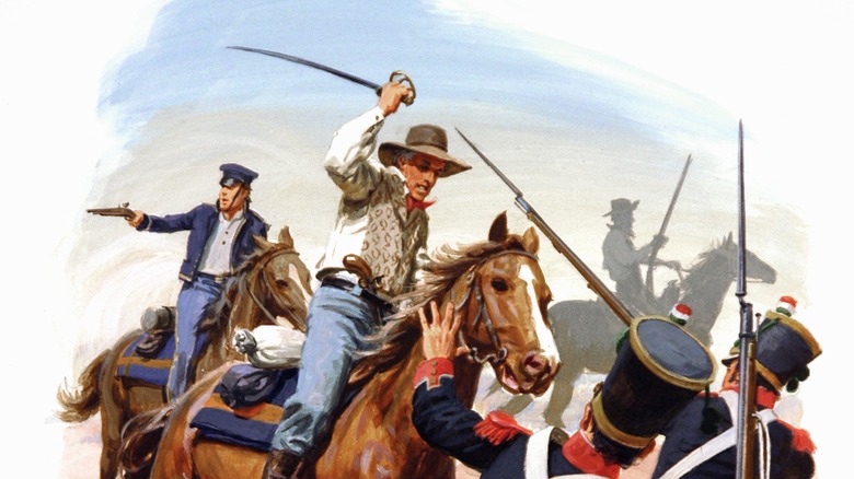 scene from the Battle of San Jacinto