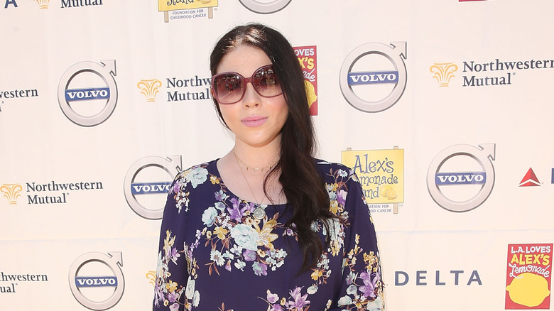 michelle trachtenberg sunglasses floral print