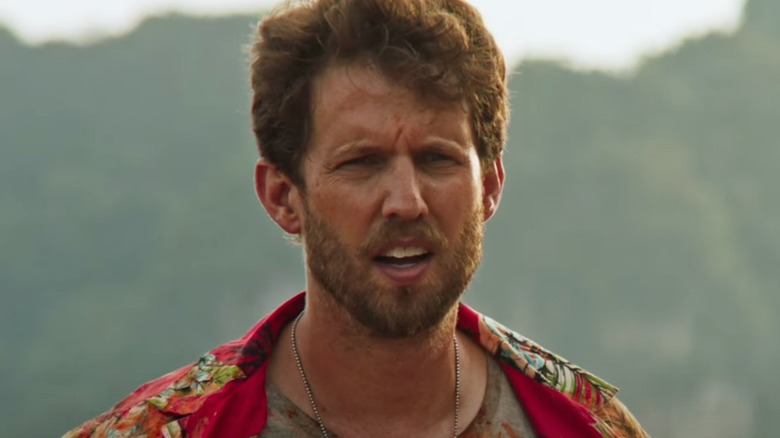 jon heder wincing in tremors shrieker island