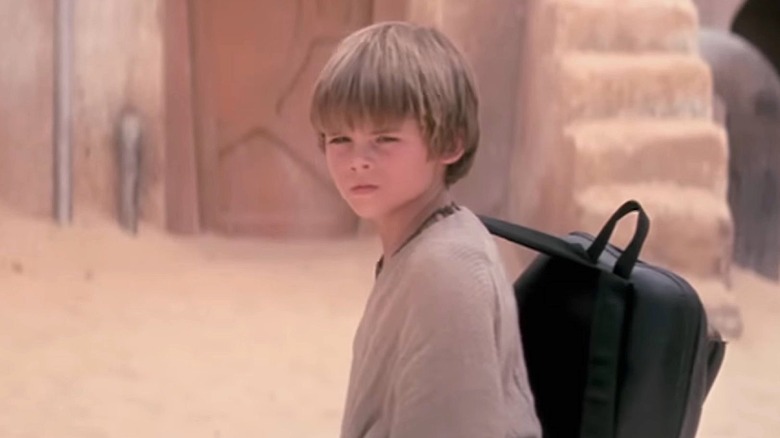 Jake Lloyd portrays Anakin Skywalker in the official trailer for 'Star Wars Episode I: The Phantom Menace.'