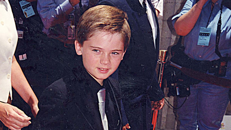 Jake Lloyd attending the 'Star Wars Episode I: The Phantom Menace' Los Angeles premiere in 1999.