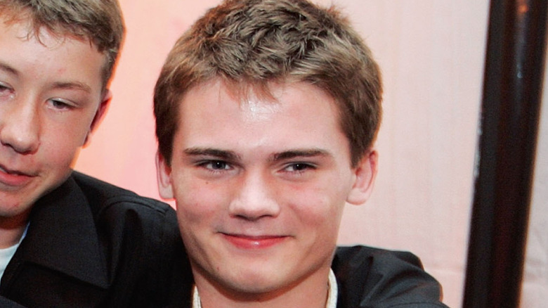 Jake Lloyd attending an after party following the 'Star Wars Episode III: Revenge of the Sith' San Francisco premiere in 2005.