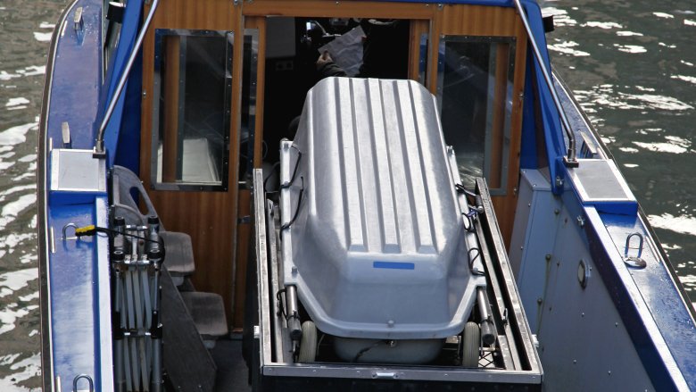 Venice, boat, coffin