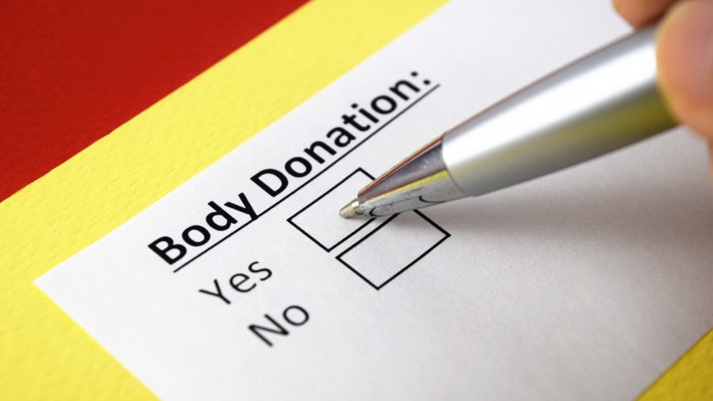 body donation form