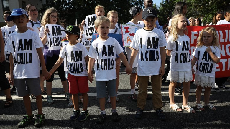 child protesters