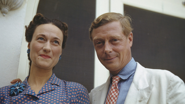 Former King Edward VIII and Wallis Simpson posing for a photo