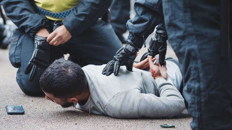 English football fan arrested 2002