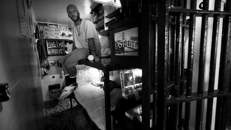 a cell in san quentin state prison