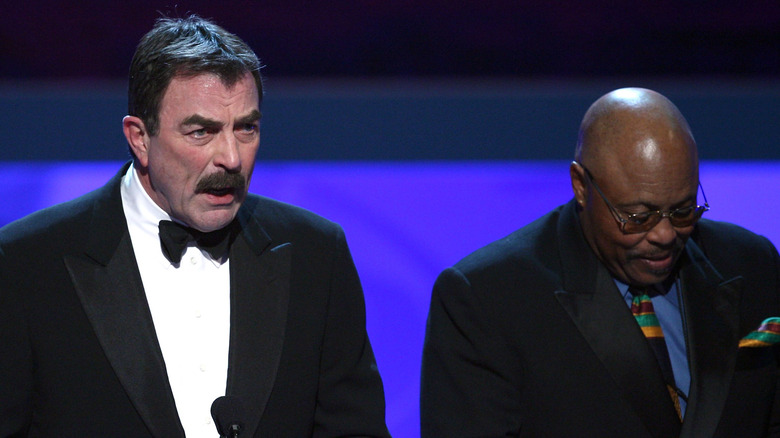 Tom Selleck and Roger E. Mosley 