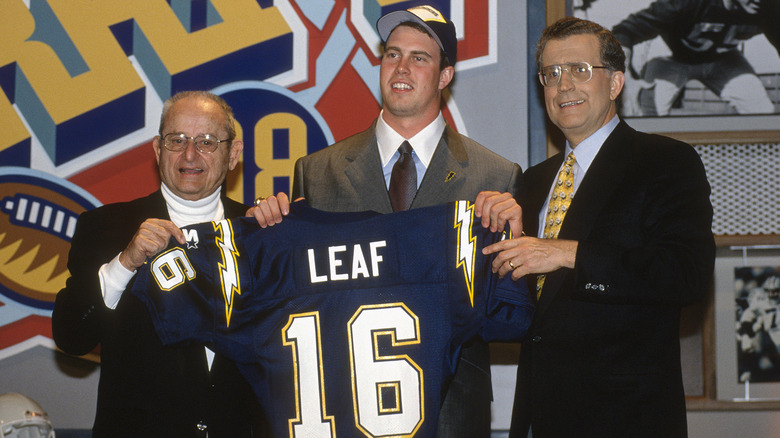 Ryan Leaf drafted by Chargers