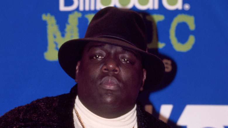 The Notorious B.I.G. in hat