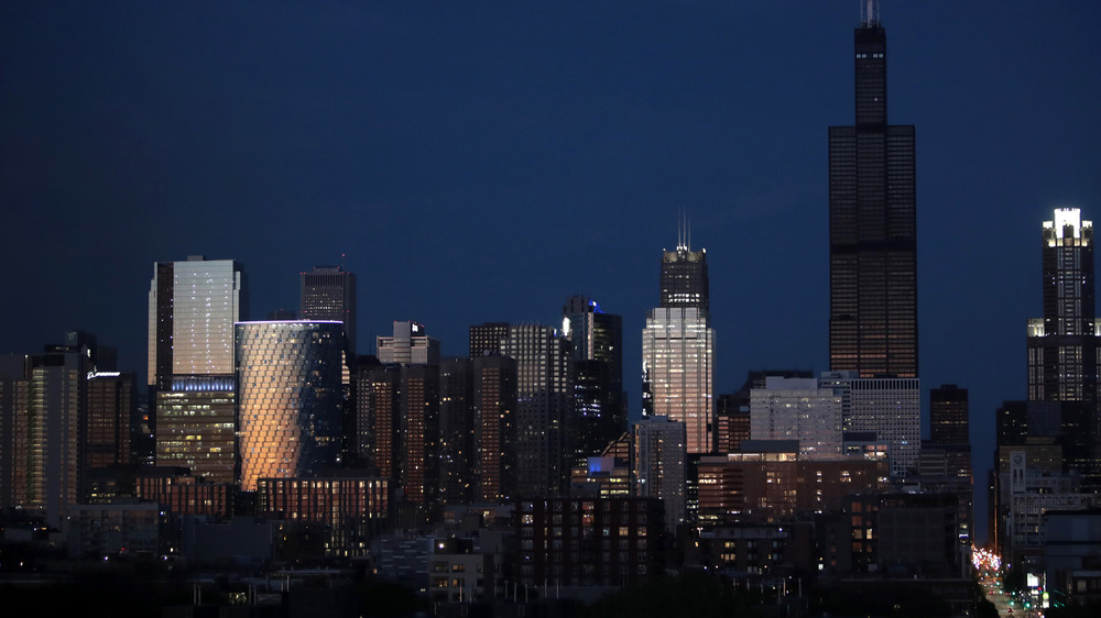 The Chicago skyline.