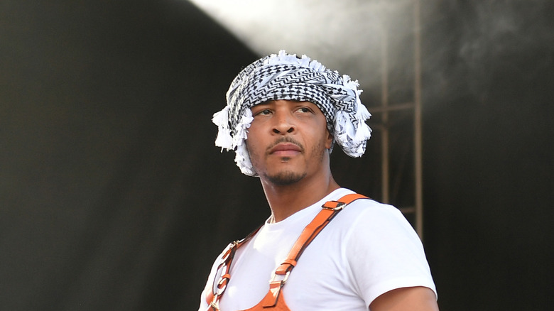 Rapper T.I. performing 