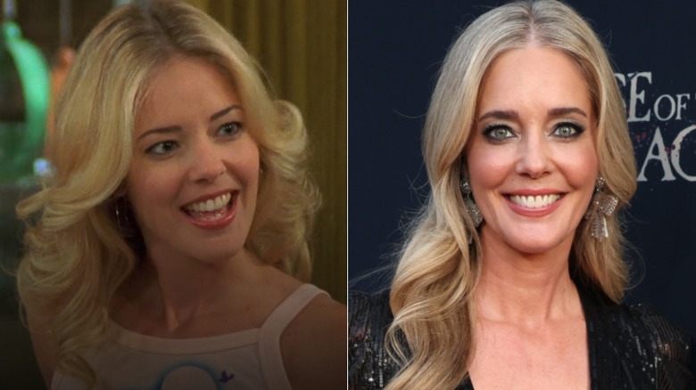 Christina Moore as Laurie on That 70s Show, smiling at film premiere 2020s