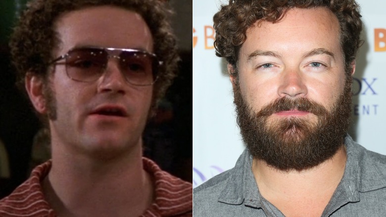 Danny Masterson as Hyde on That 70s Show, squinting into camera with beard 2020s