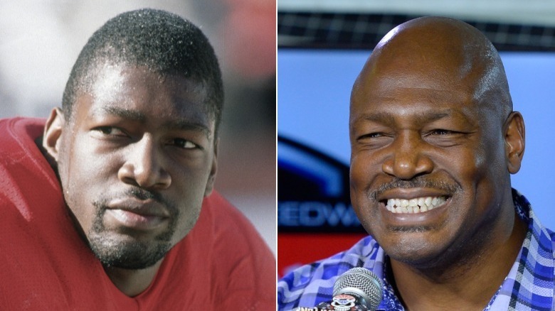 Charles Haley then and now