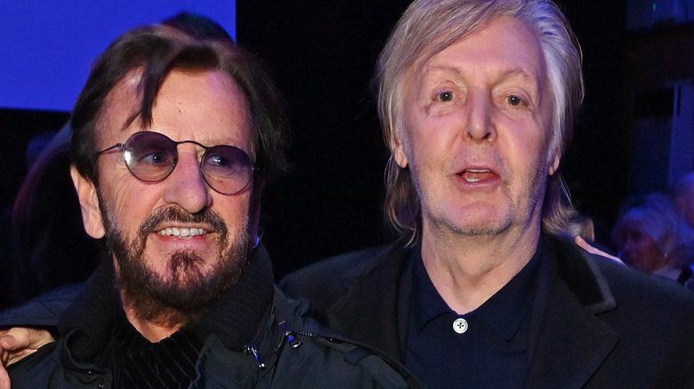 Paul McCartney and Ringo Starr at an event